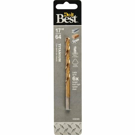 ALL-SOURCE 17/64 In. Titanium Drill Bit 219621DB